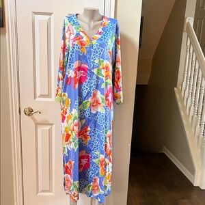Natori Colorful Print Caftan, large